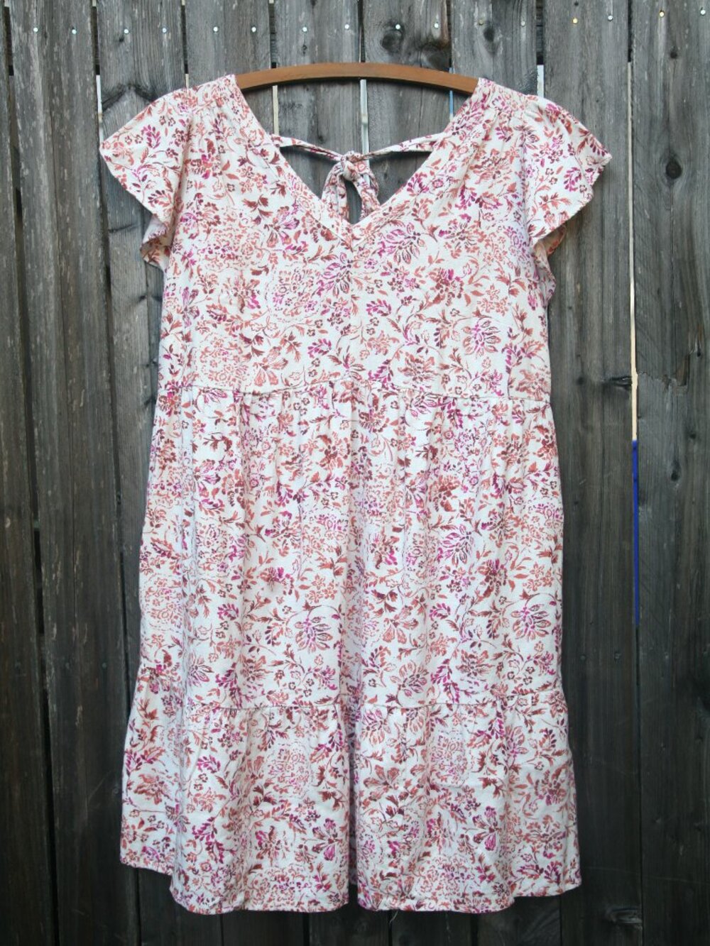 Size S - ISABEL MATERNITY Women's Floral Linen Blend Loose Dress